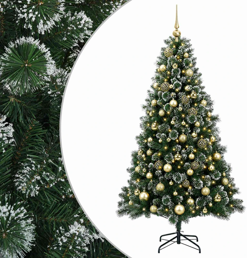 Dirbtinė kalėdinė eglutė su rutuliuku 240 cm 300 LED
