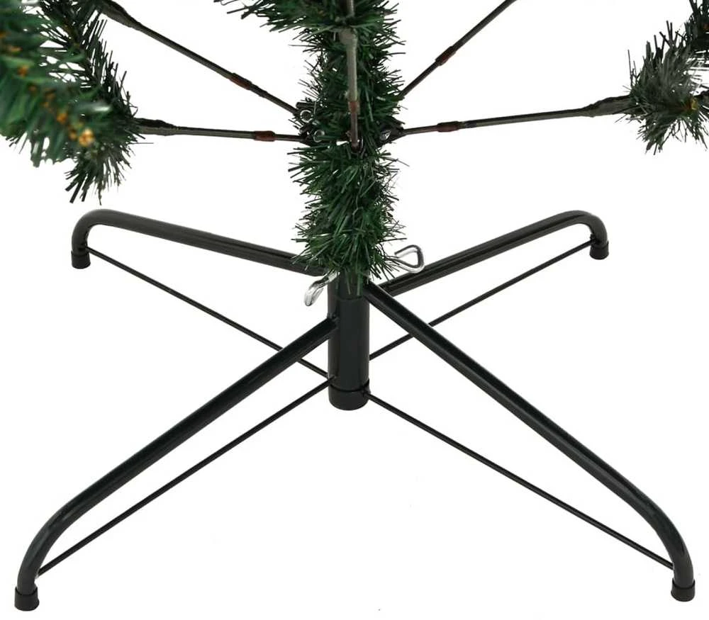Dirbtinė Kalėdų eglutė su šarnyrinėmis šakomis/stovu, 120cm