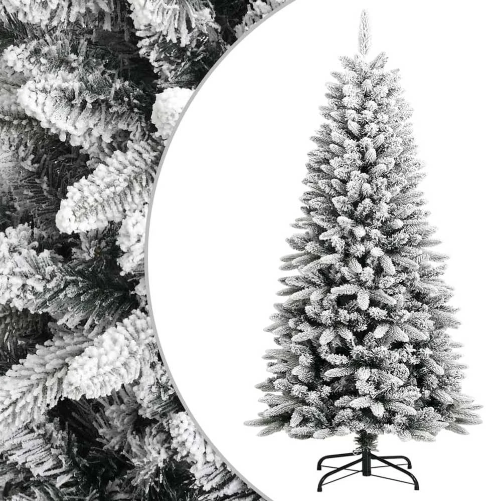 Dirbtinė Kalėdų eglutė su sniegu, 120cm, PVC ir PE