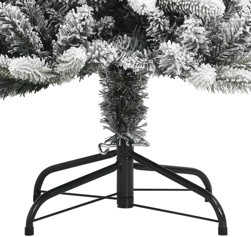 Dirbtinė Kalėdų eglutė su sniegu, 120cm, PVC ir PE