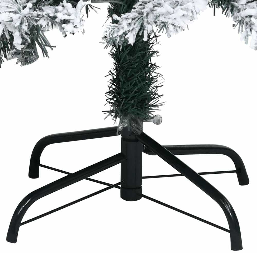Dirbtinė Kalėdų eglutė su sniegu, žalia, 120cm, PVC