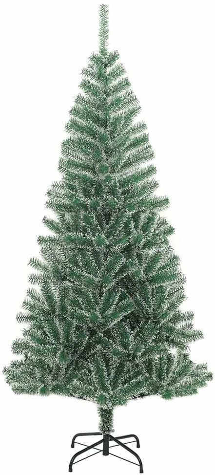 Dirbtinė Kalėdų eglutė su sniegu, žalios spalvos, 210cm