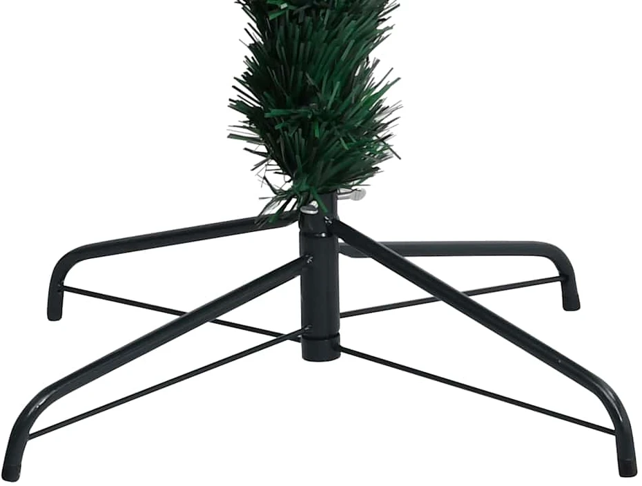 Dirbtinė Kalėdų eglutė su stovu, žalia, 120cm, optinis pluoštas