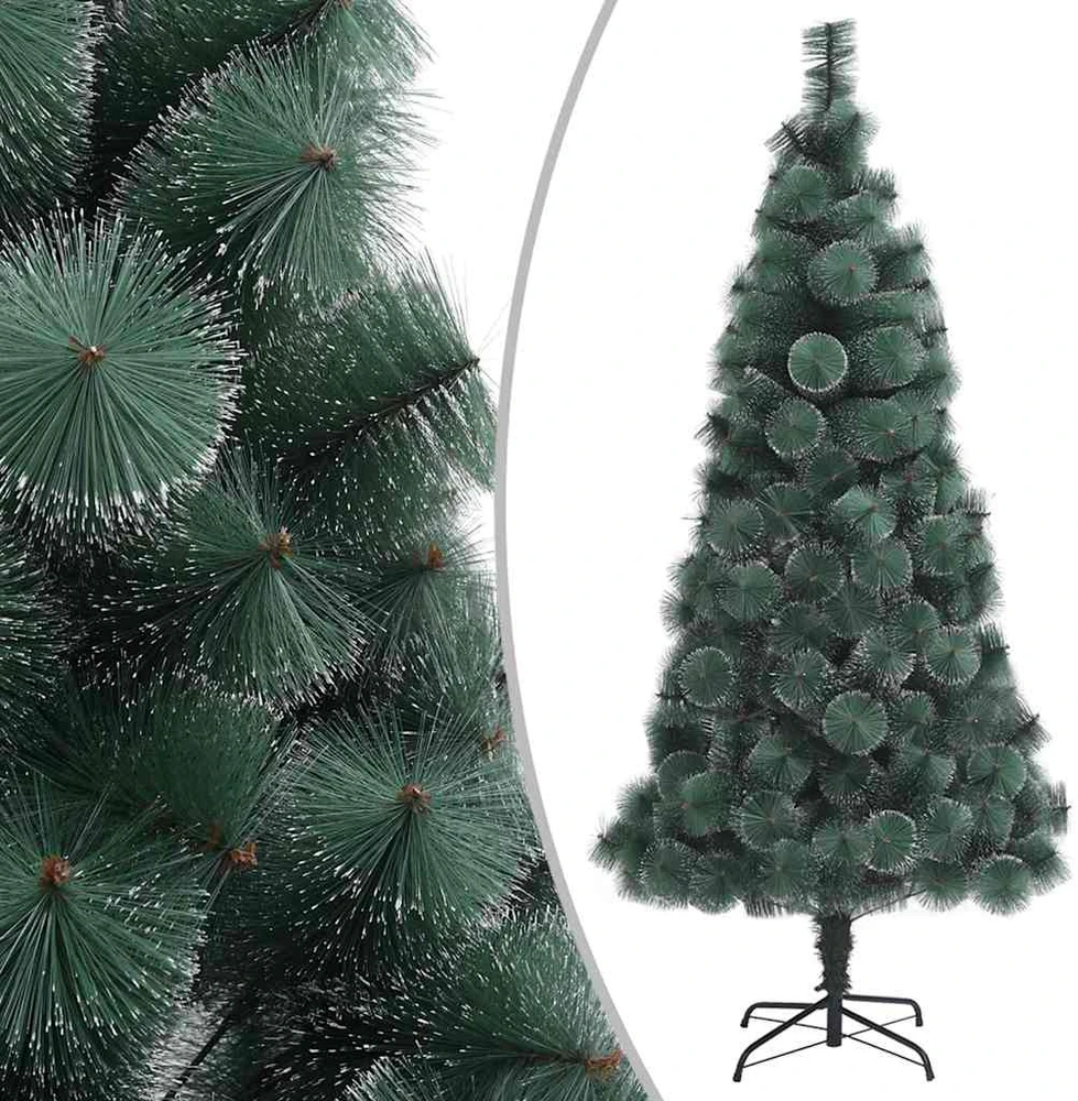 Dirbtinė Kalėdų eglutė su stovu, žalios spalvos, 120cm, PET