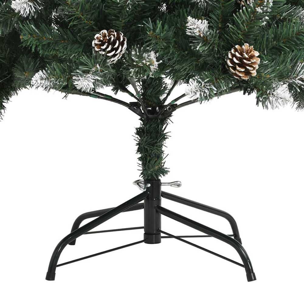 Dirbtinė Kalėdų eglutė su stovu, žalios spalvos, 150cm, PVC