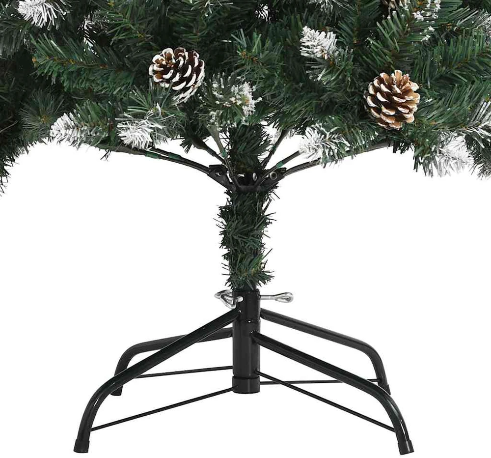 Dirbtinė Kalėdų eglutė su stovu, žalios spalvos, 150cm, PVC