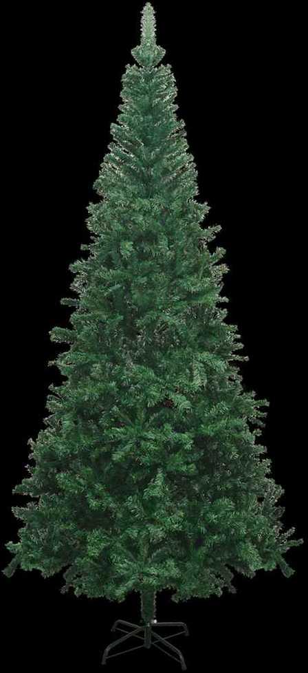 Dirbtinė Kalėdų eglutė su žaisliukais, žalia, 240cm, L