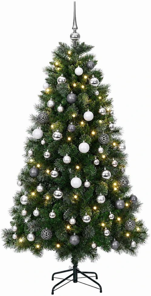 Dirbtinė Kalėdų eglutė su žaisliuku 180 cm 300 LED Šilta balta