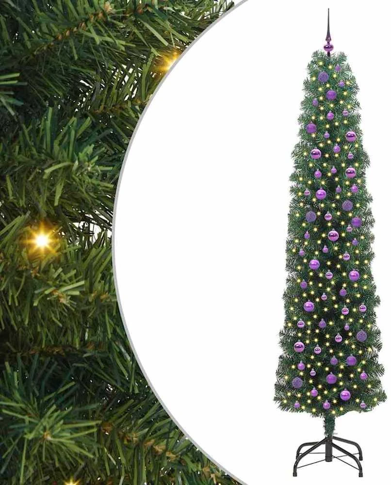 Dirbtinė Kalėdų eglutė Žalia 240 cm PVC, plienas ir plastikas