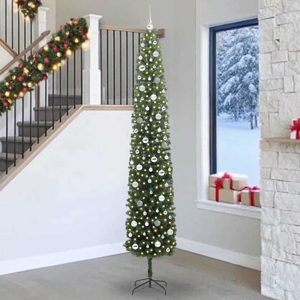 Dirbtinė Kalėdų eglutė Žalia 270 cm PVC, plienas ir plastikas