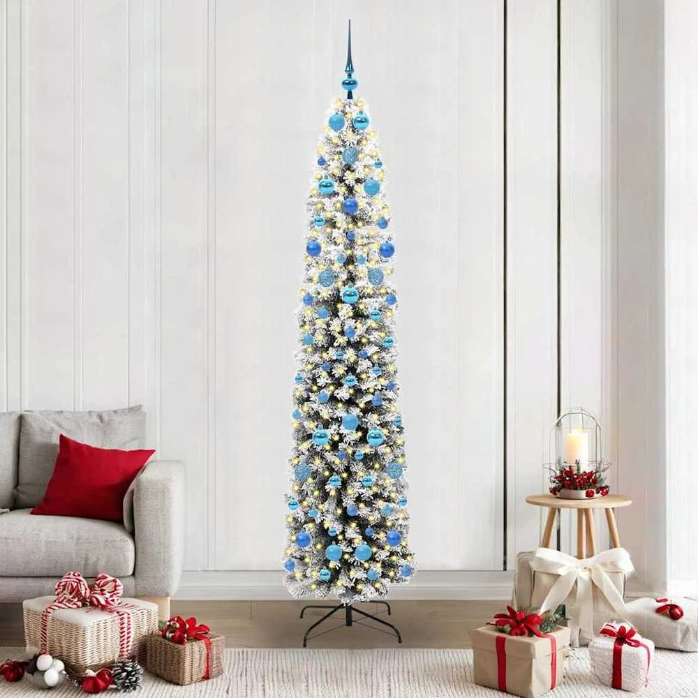 Dirbtinė Kalėdų eglutė Žalia 210 cm PVC, plienas ir plastikas