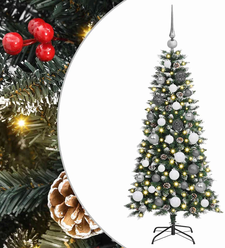 Dirbtinė Kalėdų eglutė Žalia 120 cm PVC, plastikas ir plienas