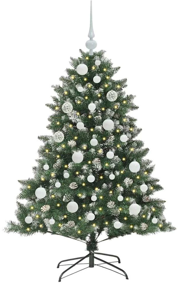 Dirbtinė Kalėdų eglutė Žalia 120 cm PVC, plastikas ir plienas