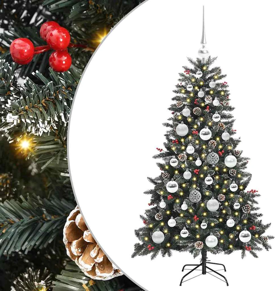 Dirbtinė Kalėdų eglutė Žalia 120 cm PVC, plastikas ir plienas