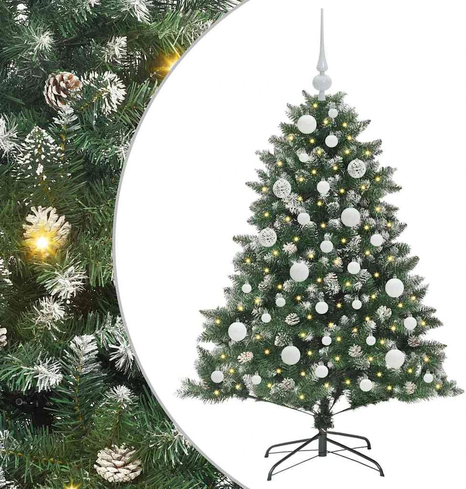 Dirbtinė Kalėdų eglutė Žalia 120 cm PVC, plastikas ir plienas
