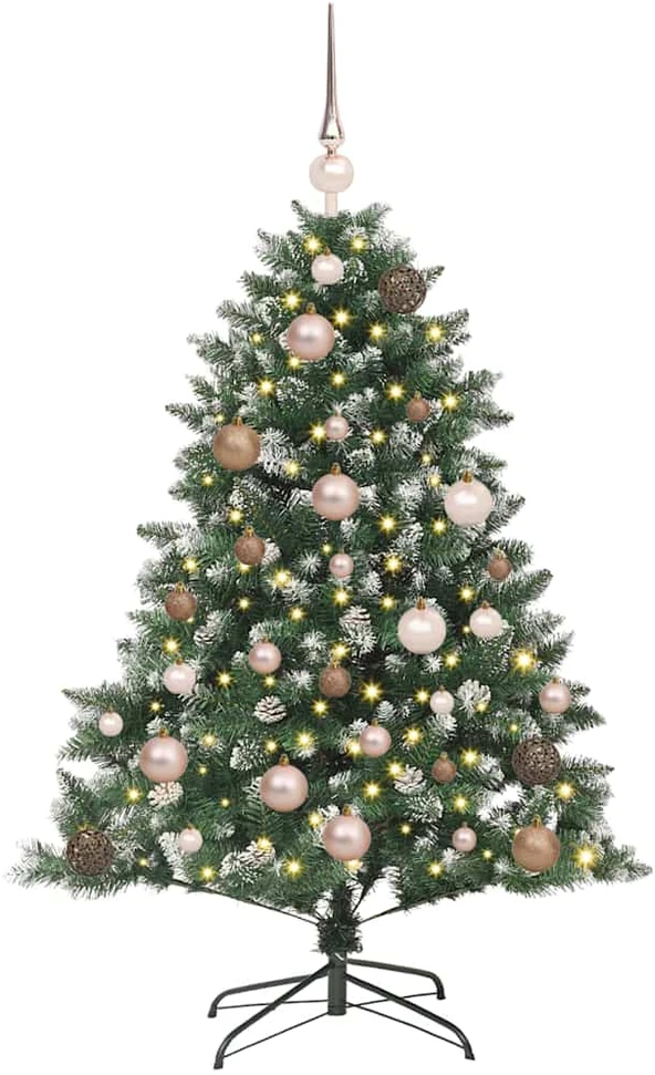 Dirbtinė Kalėdų eglutė Žalia 120 cm PVC, plastikas ir plienas