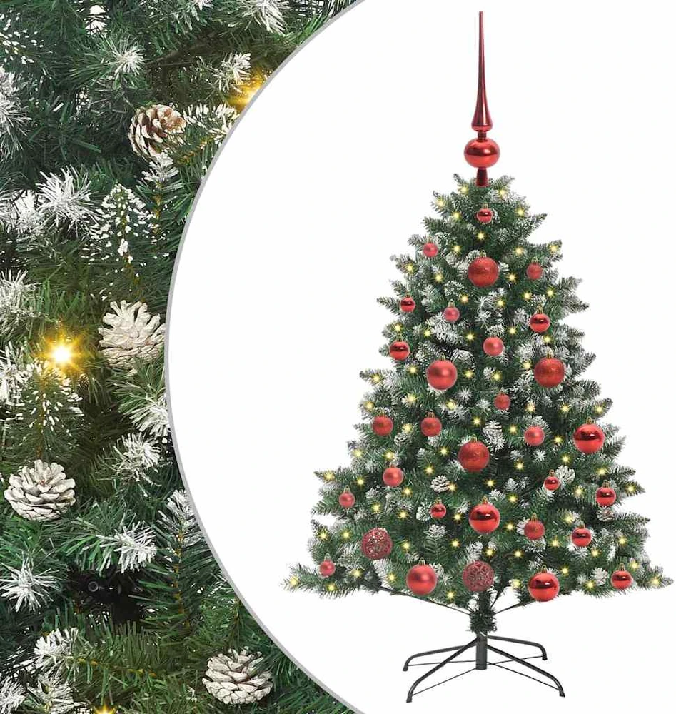 Dirbtinė Kalėdų eglutė Žalia 120 cm PVC, plastikas ir plienas