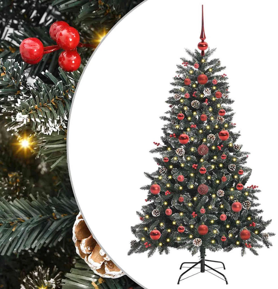Dirbtinė Kalėdų eglutė Žalia 120 cm PVC, plastikas ir plienas