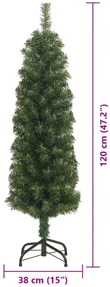 Dirbtinė Kalėdų eglutė Žalia 120 cm PVC, plienas ir plastikas