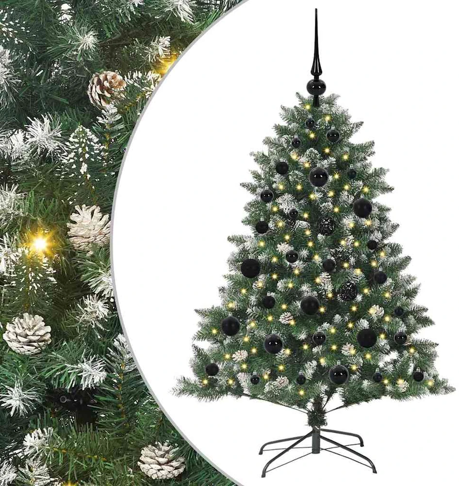 Dirbtinė Kalėdų eglutė Žalia 120 cm PVC, plastikas ir plienas