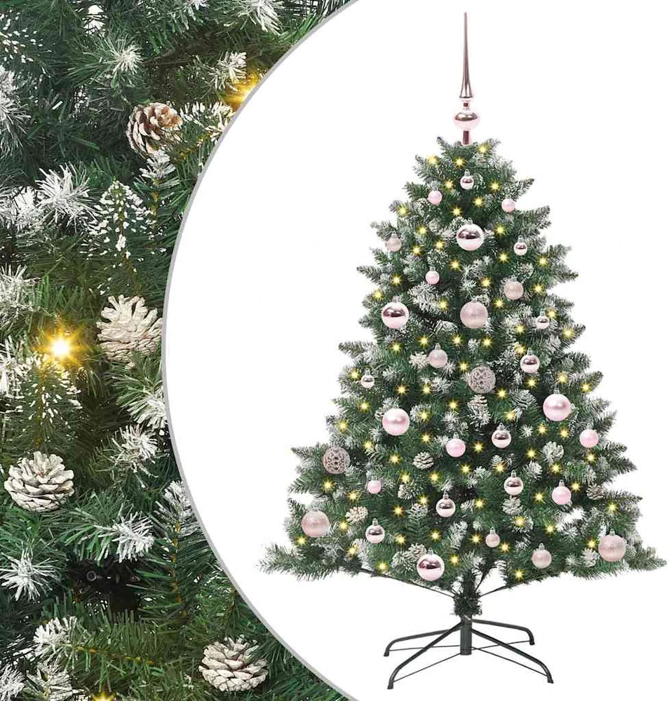 Dirbtinė Kalėdų eglutė Žalia 120 cm PVC, plastikas ir plienas