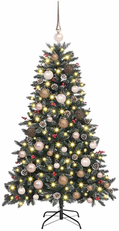 Dirbtinė Kalėdų eglutė Žalia 120 cm PVC, plastikas ir plienas