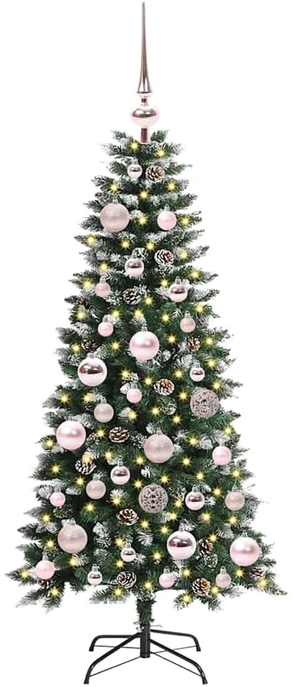 Dirbtinė Kalėdų eglutė Žalia 120 cm PVC, plastikas ir plienas