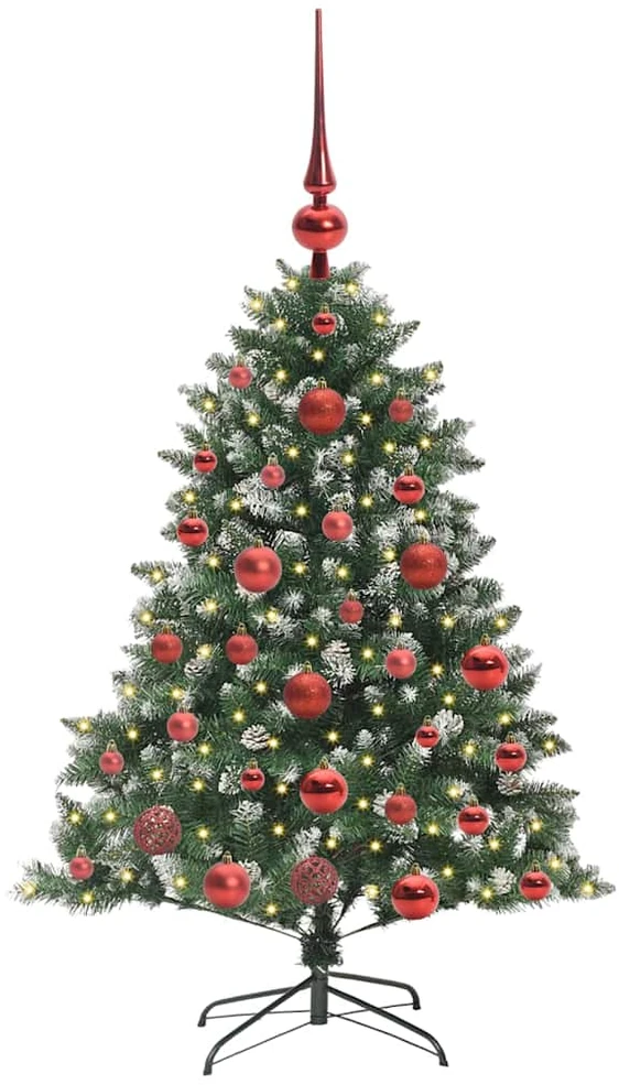 Dirbtinė Kalėdų eglutė Žalia 120 cm PVC, plastikas ir plienas