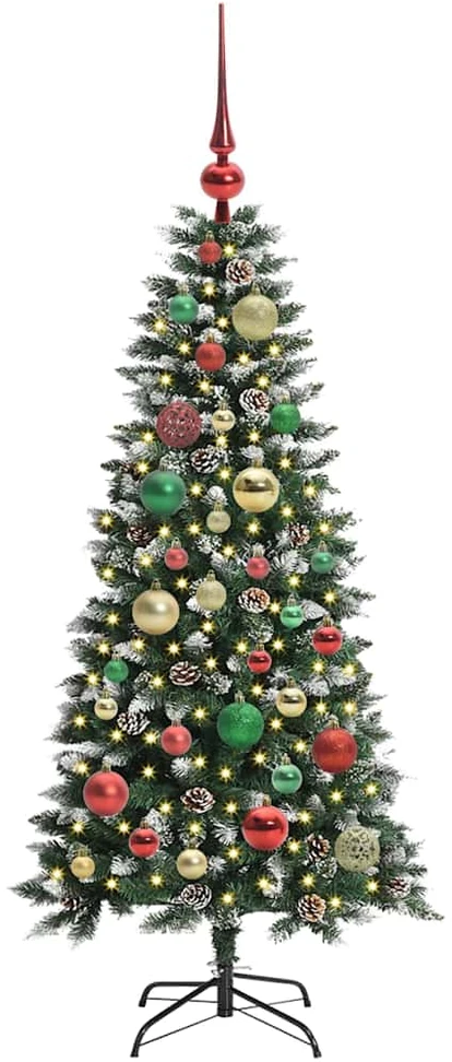 Dirbtinė Kalėdų eglutė Žalia 120 cm PVC, plastikas ir plienas