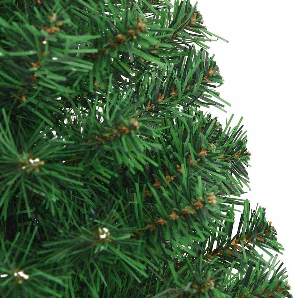 Dirbtinė Kalėdų eglutė Žalia 120 cm PVC ir Plienas ir Plastikas
