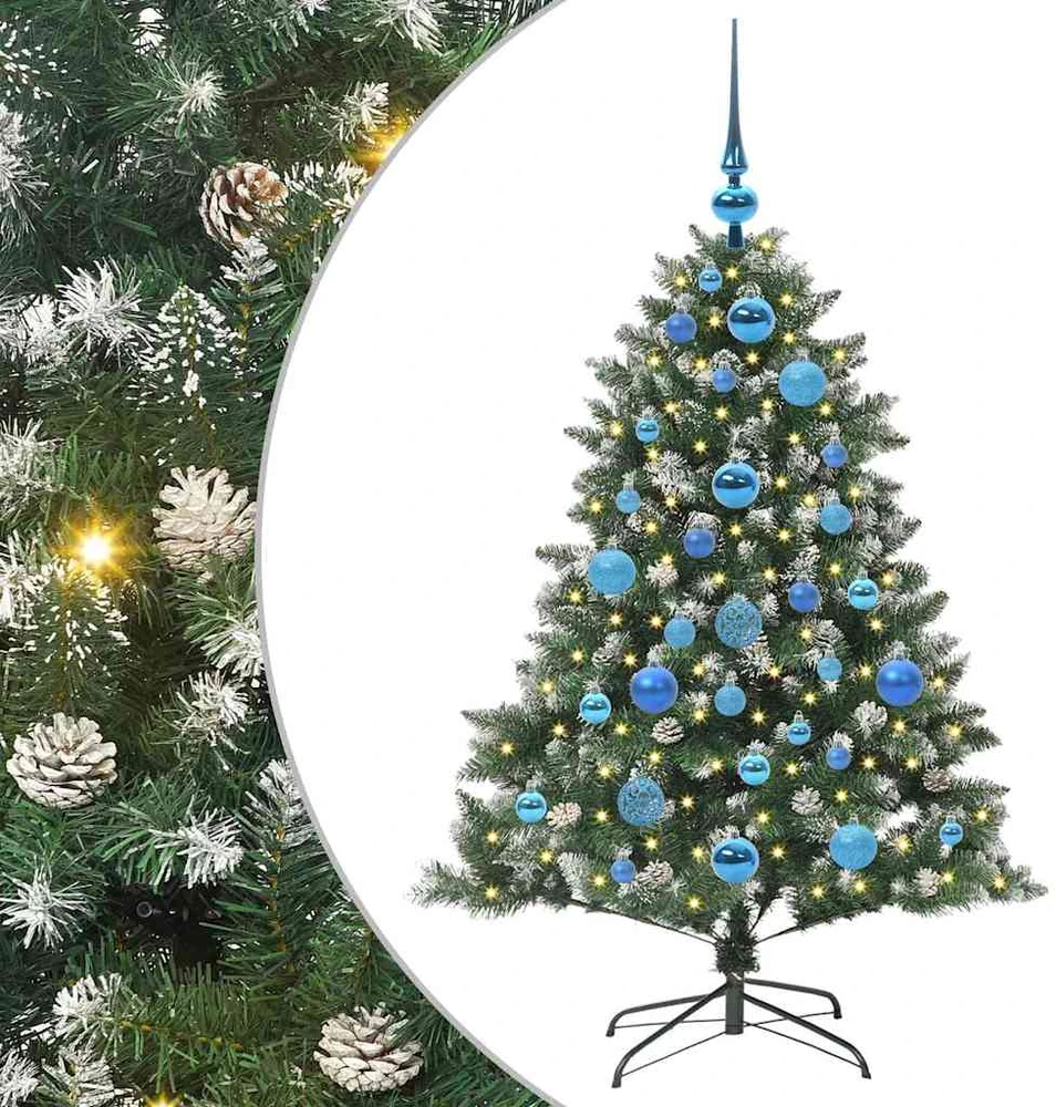 Dirbtinė Kalėdų eglutė Žalia 120 cm PVC, plastikas ir plienas