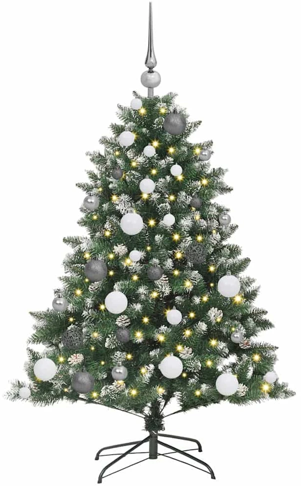 Dirbtinė Kalėdų eglutė Žalia 120 cm PVC, plastikas ir plienas