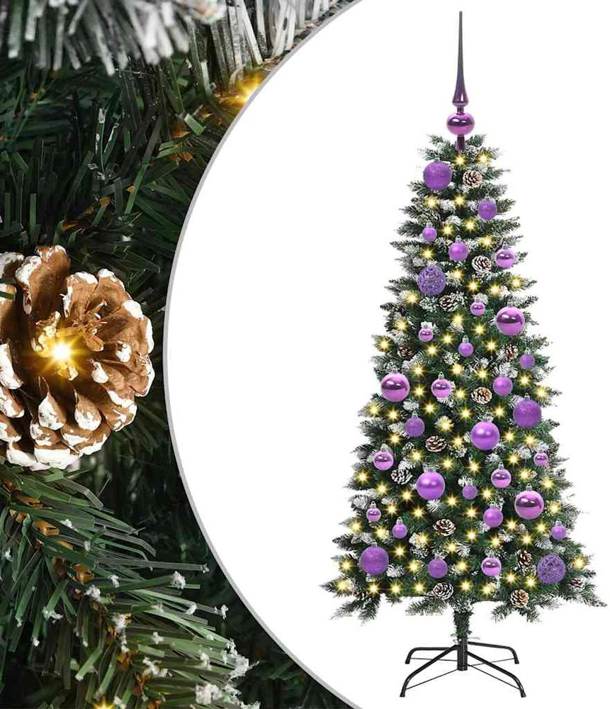 Dirbtinė Kalėdų eglutė Žalia 120 cm PVC, plastikas ir plienas
