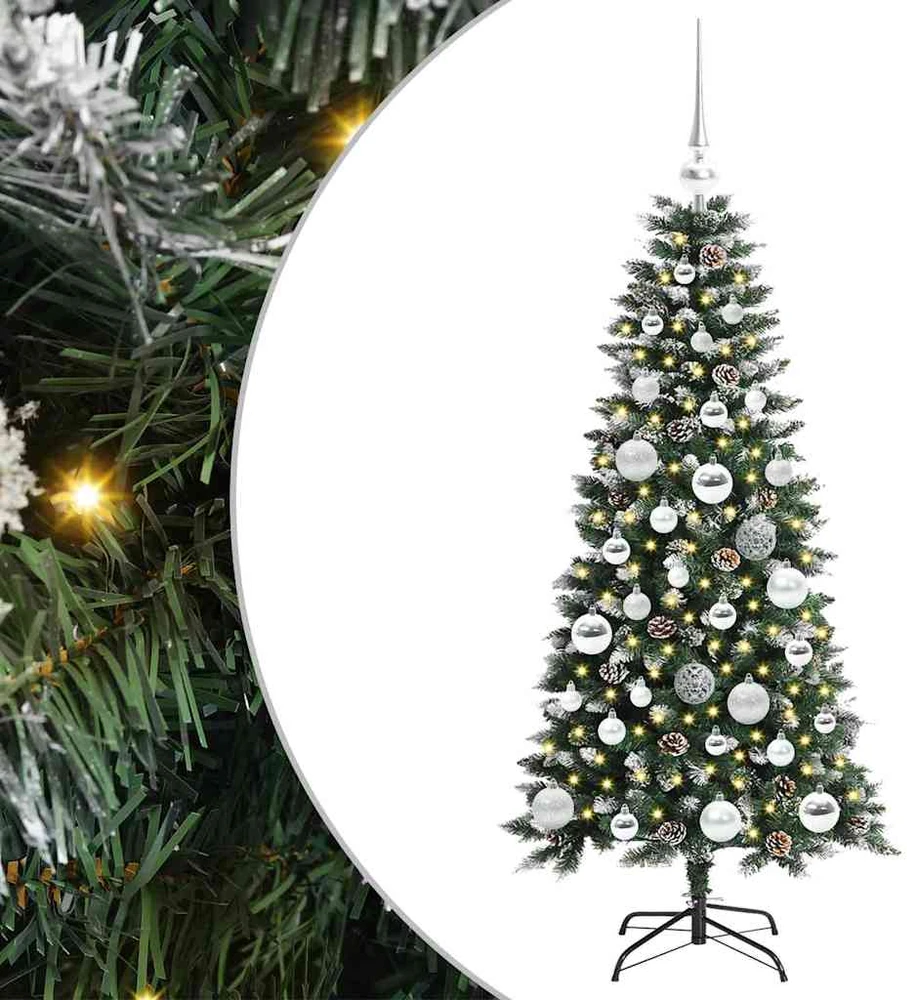 Dirbtinė Kalėdų eglutė Žalia 120 cm PVC, plastikas ir plienas