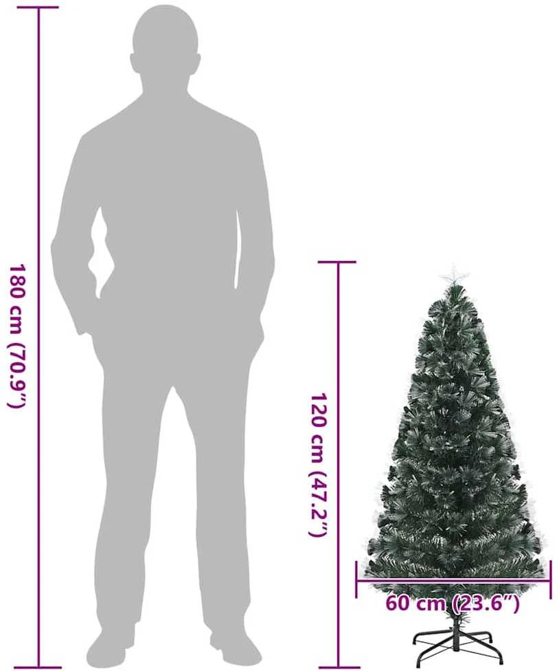 Dirbtinė Kalėdų eglutė Žalia 120 cm PVC