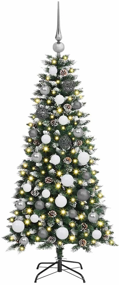 Dirbtinė Kalėdų eglutė Žalia 120 cm PVC, plastikas ir plienas