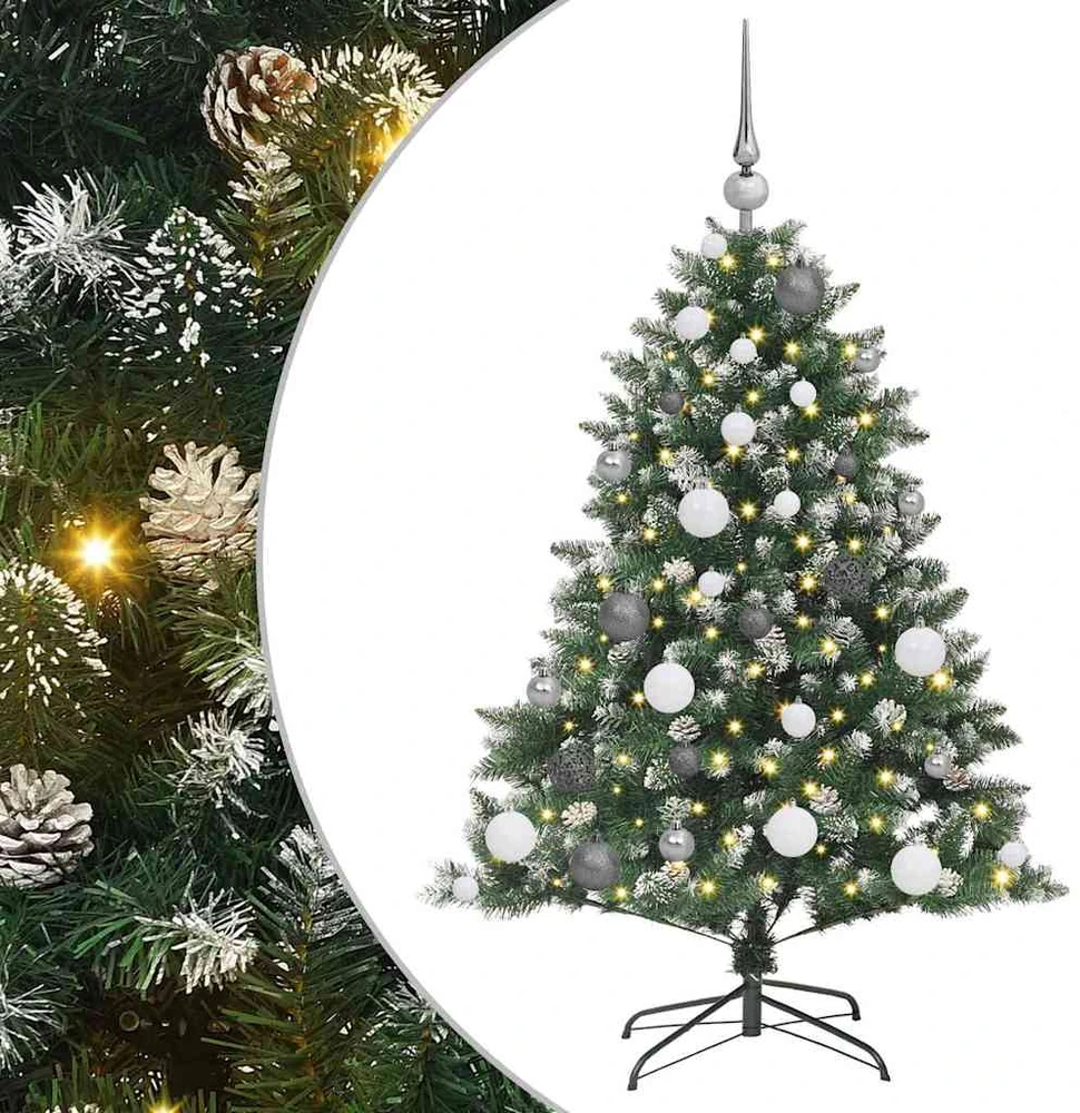 Dirbtinė Kalėdų eglutė Žalia 120 cm PVC, plastikas ir plienas
