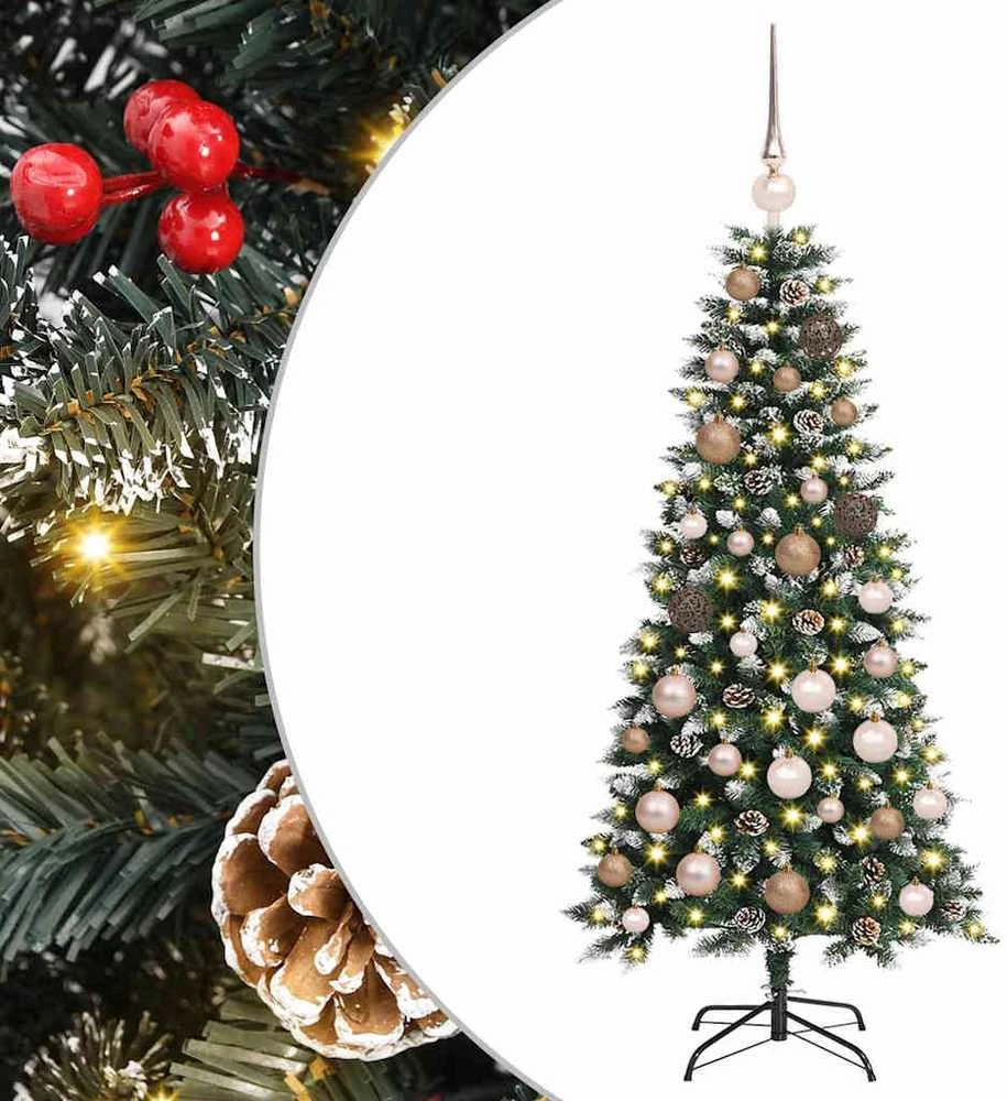 Dirbtinė Kalėdų eglutė Žalia 120 cm PVC, plastikas ir plienas