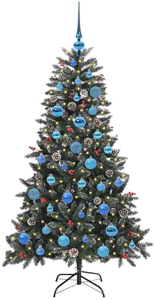 Dirbtinė Kalėdų eglutė Žalia 150 cm PVC, plastikas ir plienas