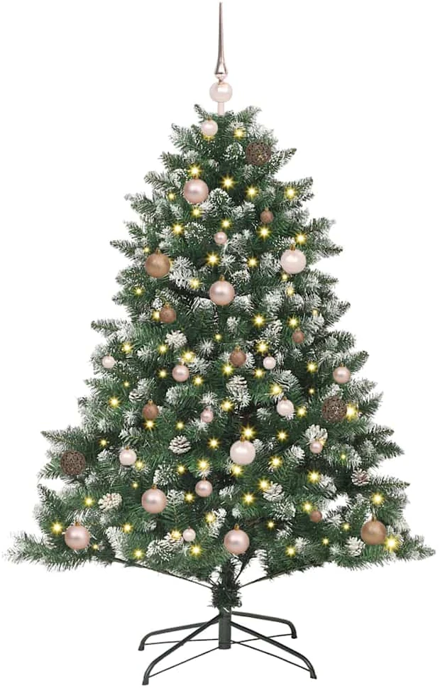 Dirbtinė Kalėdų eglutė Žalia 150 cm PVC, plastikas ir plienas
