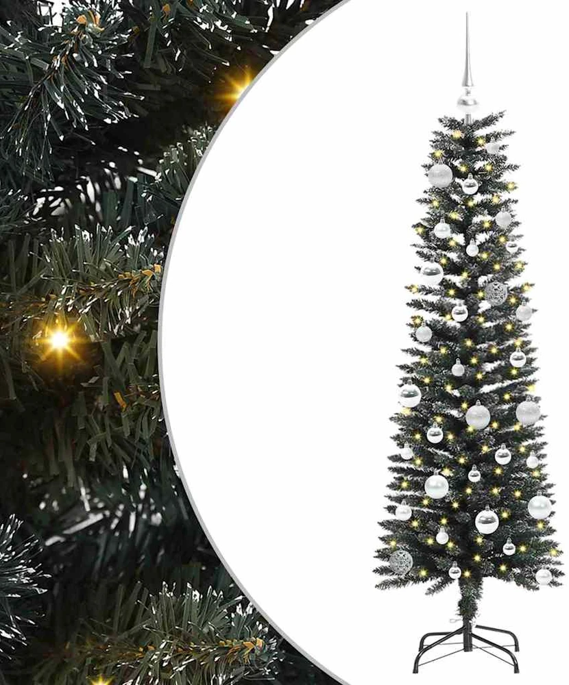 Dirbtinė Kalėdų eglutė Žalia 150 cm PVC, plastikas ir plienas