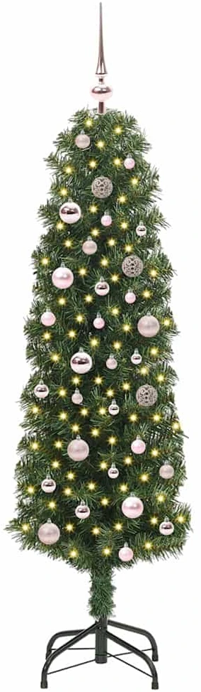 Dirbtinė Kalėdų eglutė Žalia 150 cm PVC, plienas ir plastikas