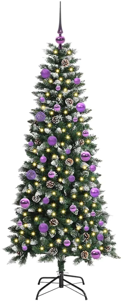 Dirbtinė Kalėdų eglutė Žalia 150 cm PVC, plastikas ir plienas