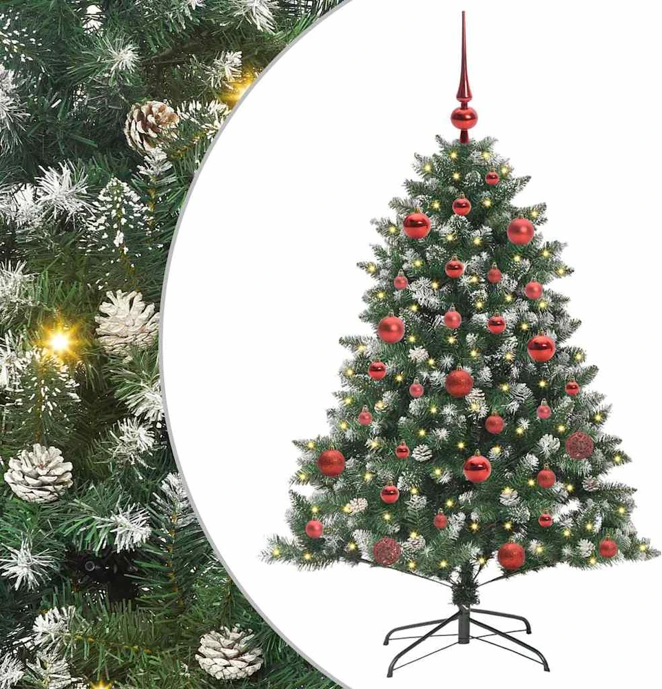 Dirbtinė Kalėdų eglutė Žalia 150 cm PVC, plastikas ir plienas