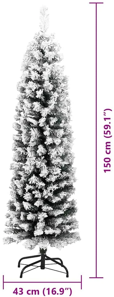 Dirbtinė Kalėdų eglutė Žalia 150 cm PVC, plienas ir plastikas