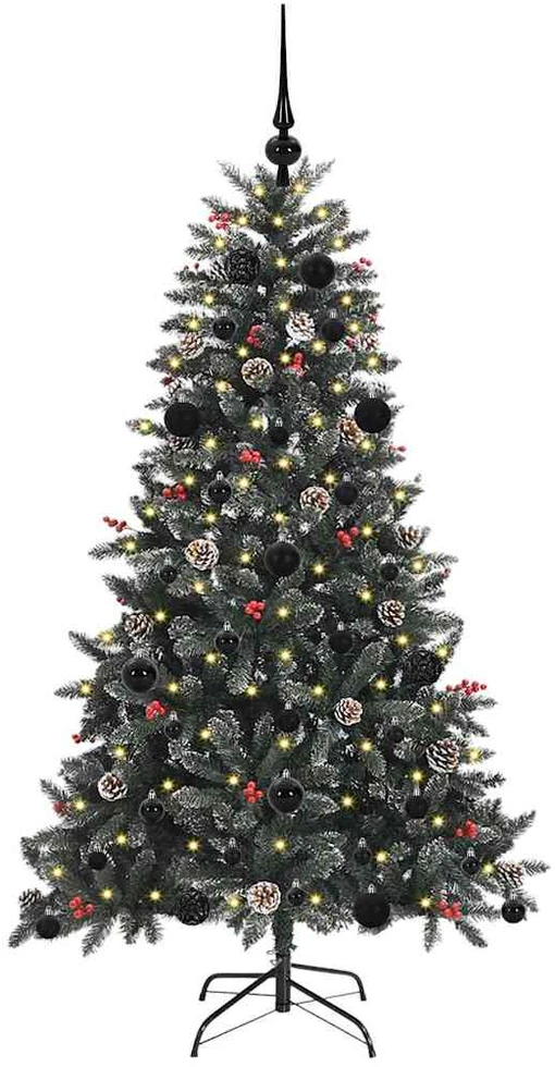 Dirbtinė Kalėdų eglutė Žalia 150 cm PVC, plastikas ir plienas