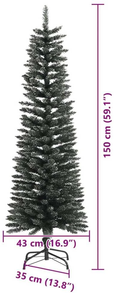 Dirbtinė Kalėdų eglutė Žalia 150 cm PVC, plastikas ir plienas