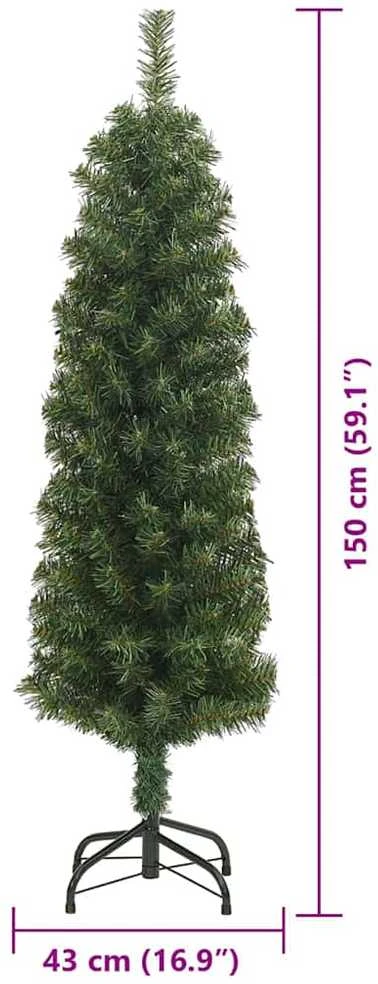 Dirbtinė Kalėdų eglutė Žalia 150 cm PVC, plienas ir plastikas