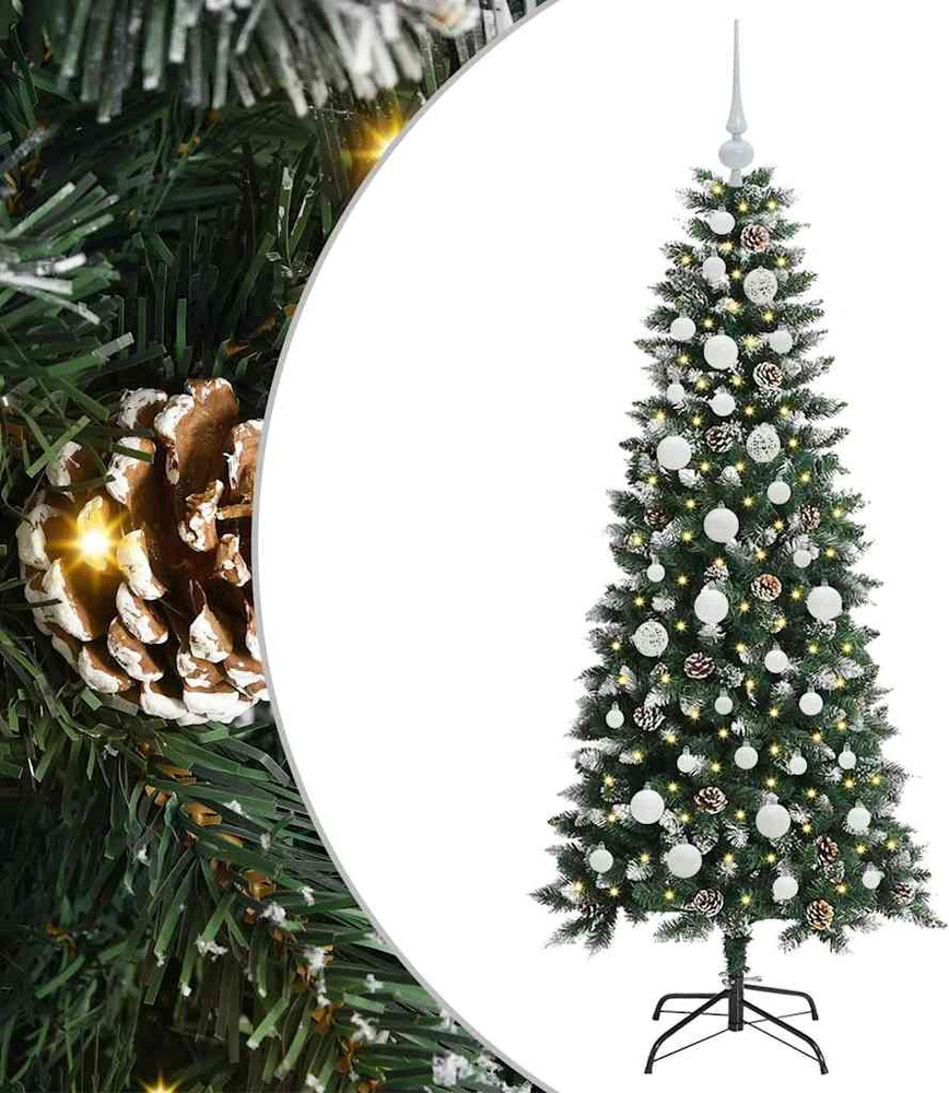 Dirbtinė Kalėdų eglutė Žalia 150 cm PVC, plastikas ir plienas