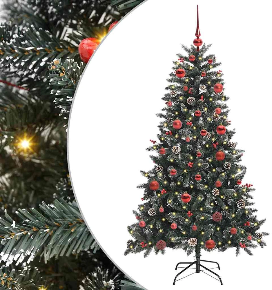 Dirbtinė Kalėdų eglutė Žalia 150 cm PVC, plastikas ir plienas